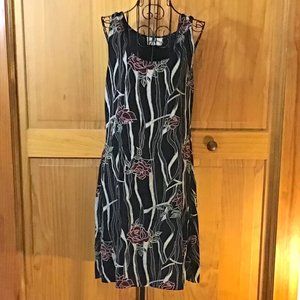 Frazier Lawerence ~ Black Sleeveless Midi Dress
